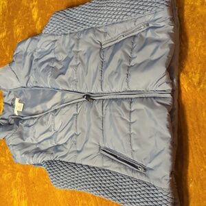 Liz Claiborne Sky Blue Puffer Vest